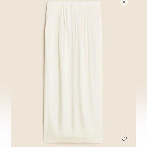 J. Crew Cream Pencil Skirt